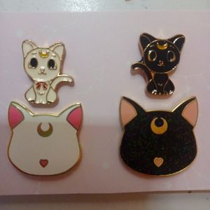 Luna Artemis Sailor Moon | Enamel Pins Pack